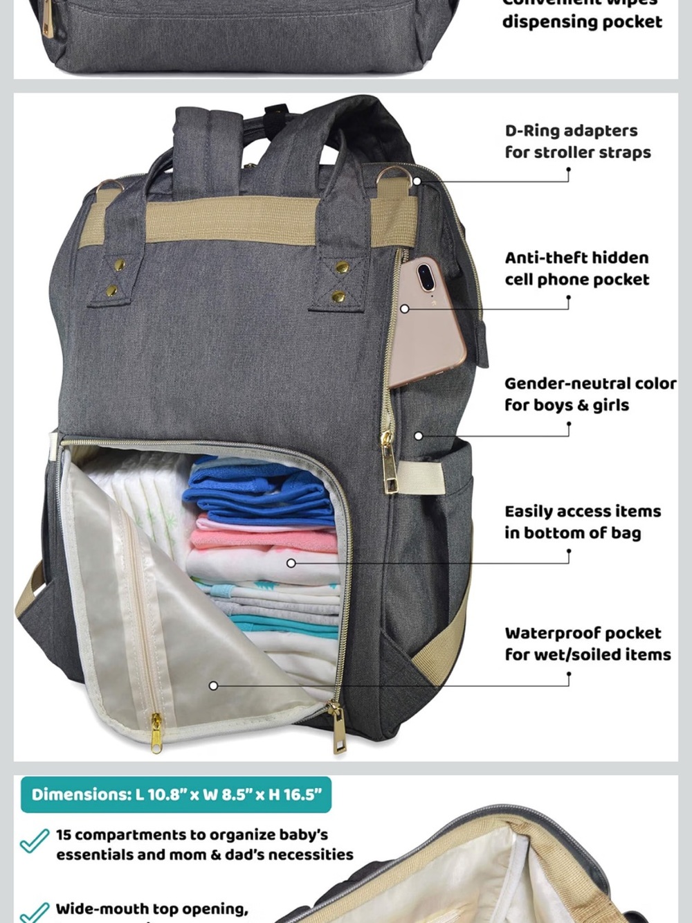 Soulsten Diaper bag - Picture 7 of 8